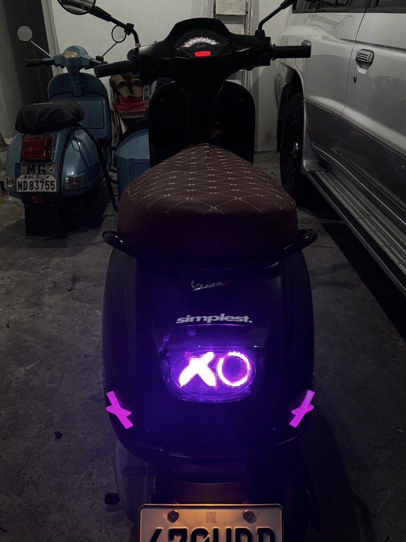 Vespa s125 matte black (Category: Motorbikes for Sale) located in Santa Rosa. Submitted by taireo (Listing ID 1462937842, Image 2). Description: For sale - vespa s125 2021 model color matte black. 13k odo. Customized xo light set, projector aes headlight super lakas ng buga worth 25k ung set. Bago drive belt, malossi kit, cnc foot rest, makapal mga gulong, swabe manakbo. Issue: slight scratches, normal sa 2nd hand. Selling for only 128k. Starosa 