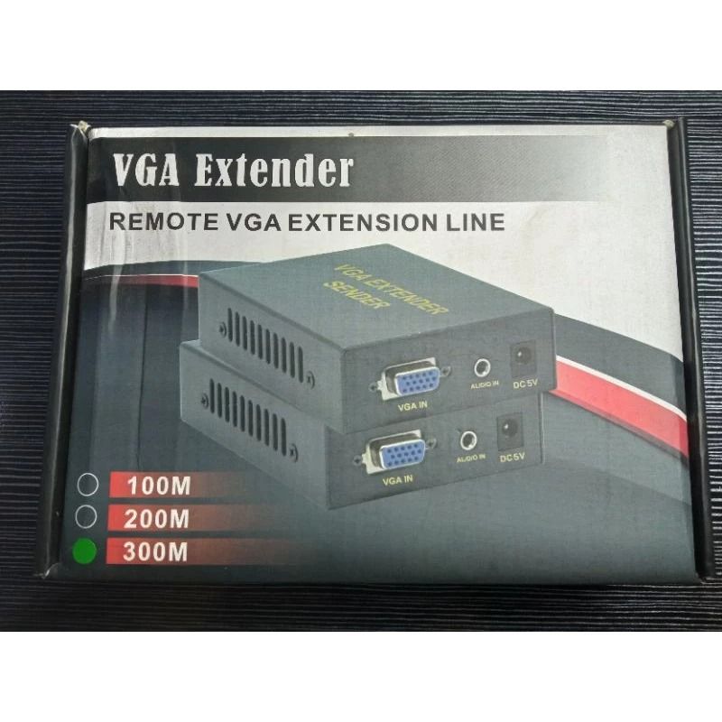 VGA Extender 300M with Audio (Category: Security Systems & CCTV Cameras) located in Manila. Submitted by sdfsolutions (Listing ID 1463057165, Image 1). Description: Product Features Maximum600MHZ@3dB VGA, SVGA, XGA, SXGA, WXGA, UXGA Bandwidth:- Supports Resolution VGA output signal: VGA input signal 0-0.TVp-p (750hm load) -0-0.7Vp-p (750hm load) 75 Ohm 75 Ohm VGA output impedance: VGA input impedance Audio input interface: -3.5mm stereo audio jac