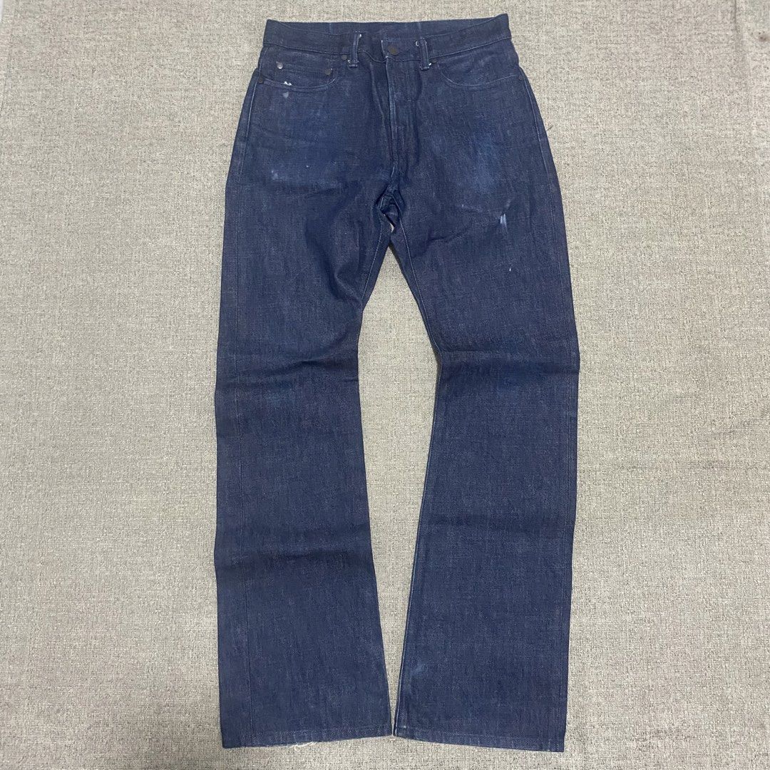 Vintage John Elliott Button Fly Flare uBoot Cut Pants (Category: Jeans) located in Los Banos. Submitted by adothrift (Listing ID 1462931687, Image 2). Description: Vintage John Elliott Button Fly Boot Cut Pants Waistline - 28-30 Length - 42 Leg Opening - 9 .