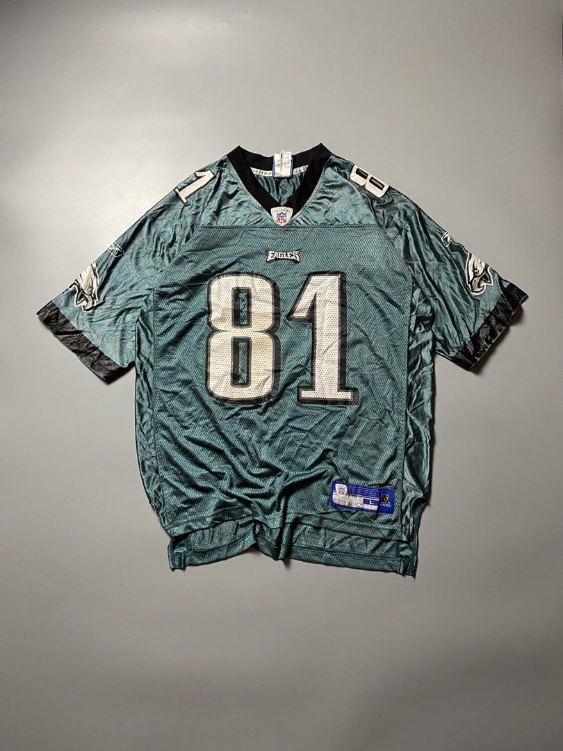 Vintage NFL Eagles Jersey Size Large (Category: Activewear) located in Cebu City. Submitted by maicoh230 (Listing ID 1463067121, Image 1). Description: THE DETAILS ▫️ Condition: 9/10 ▫️ Color: 9/10 ▫️ Size: Large on Tag 2XL Frame ▫️ Dimensions: W24 L30-34 ▫️ Flaw/s: Stains washable .