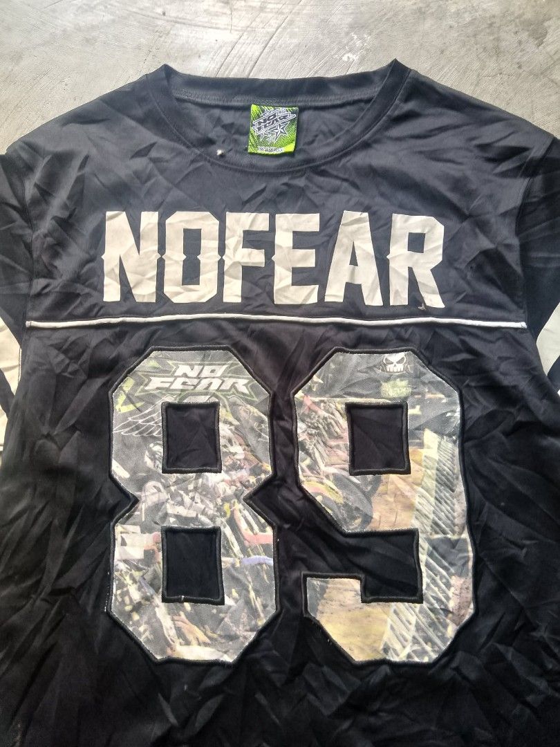 VINTAGE NO FEAR JERSEY (Category: Tshirts & Polo Shirts ) located in Manila. Submitted by the.good.thrift (Listing ID 1462898641, Image 1). Description: VINTAGE NO FEAR MOTOR CROSS JERSEY 89 SIZE XL EXCELLENT CONDITION.