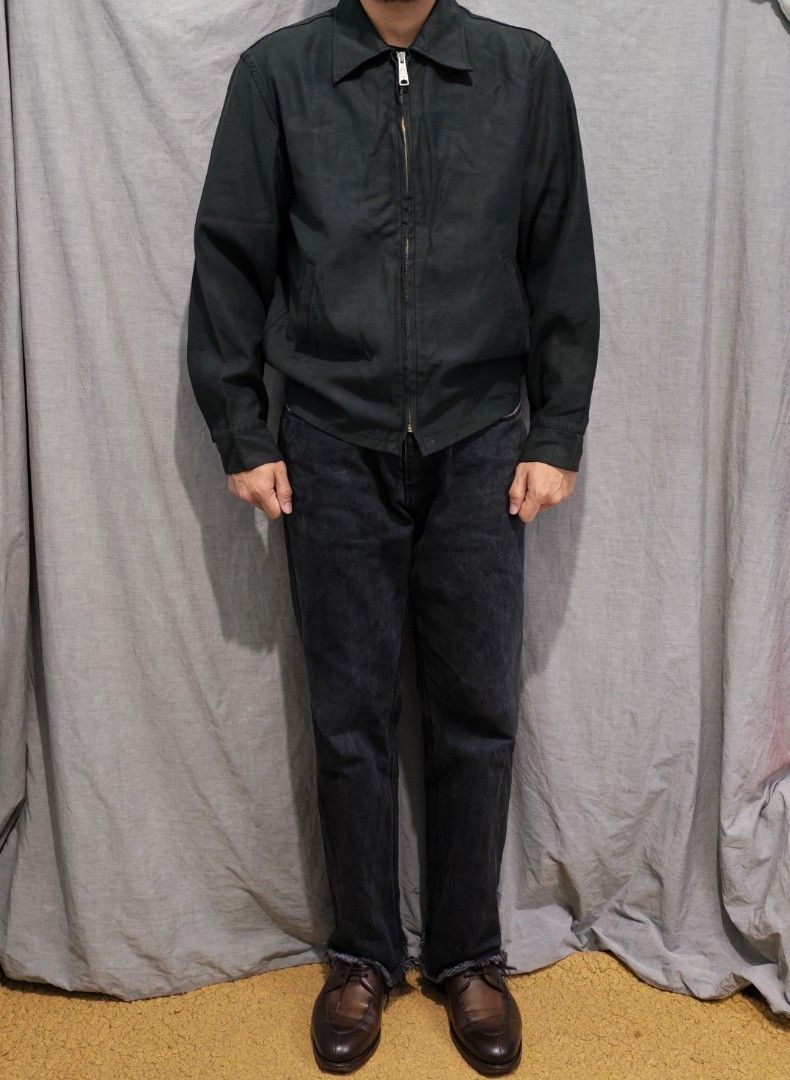 vintage toyo enterprise paul reed work jacket (Category: Coats, Jackets and Outerwear) located in Baguio. Submitted by used_clothing2600 (Listing ID 1462979222, Image 1). Description: vintage toyo enterprise paul reed full zip work jacket size medium verygood condition pit to pit 22 length 25.5 shoulders 17.5 sleeve length 24 P 980.