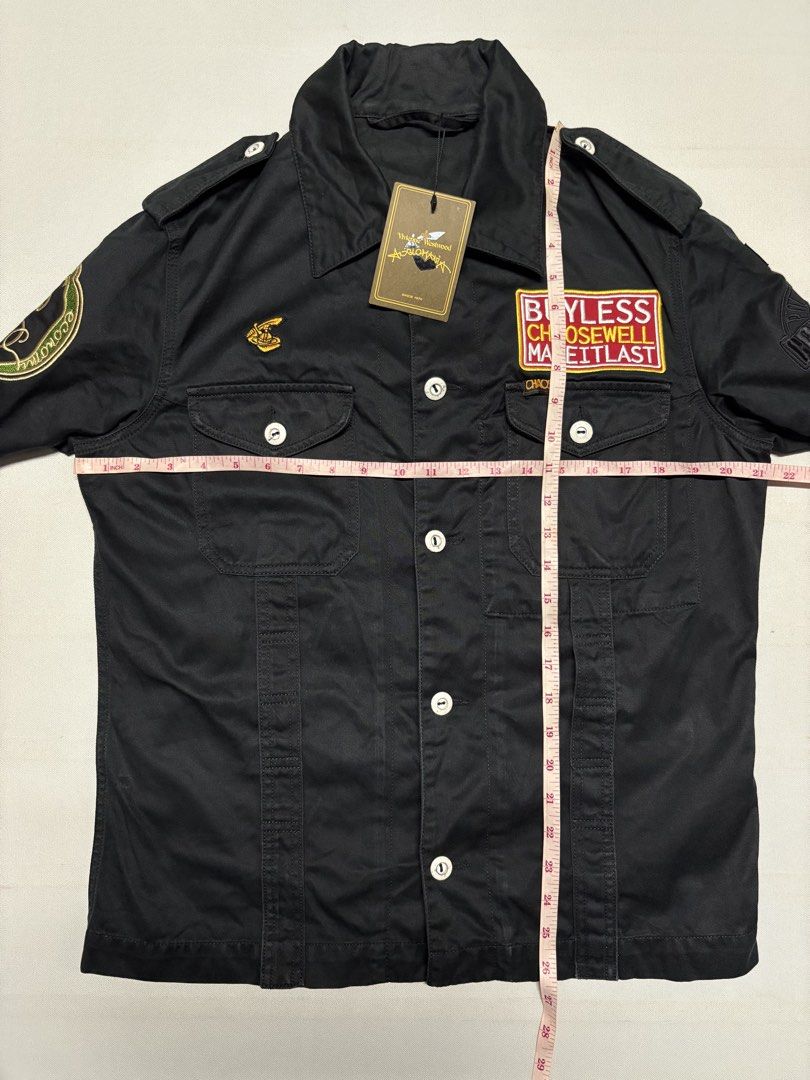 VIVIENNE WESTWOOD ANGLOMANIA (Category: Formal Shirts) located in Baguio. Submitted by viibodegaaa (Listing ID 1463013209, Image 2). Description: VIVIENNE WESTWOOD ANGLOMANIA Size: fits L Width: 21.5’ Length: 26.5’ Price: 4880.