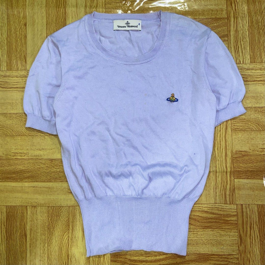 Vivienne Westwood Bea Top (Category: Luxury Apparel) located in Dasmarinas. Submitted by thrift2gems (Listing ID 1462978585, Image 1). Description: Vivienne Westwood Bea Top✨ -WIDTH: 16 (STRETCHABLE) -LENGTH: 21.5 -COLOR RATE: 9.5/10 -CONDITION: 9.5/10 -ISSUE: NEED WASH.