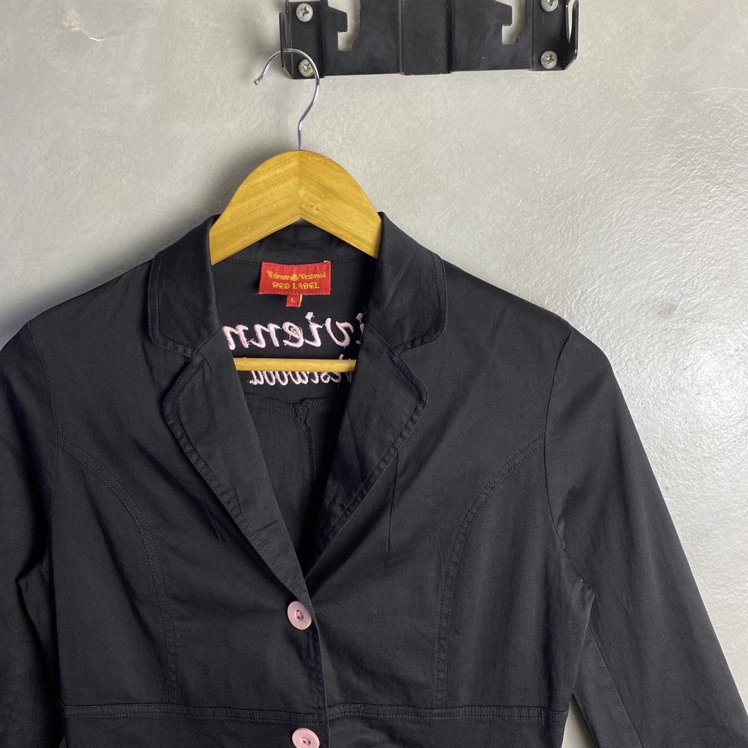 Vivienne Westwood Blazer (Category: Coats, Jackets and Outerwear) located in Quezon City. Submitted by rebirthalley (Listing ID 1463065426, Image 2). Description: Width-17.5 Length-24 Shoulder-15 Sleeve-17 Hem-18 Excellent Condition No flaws.