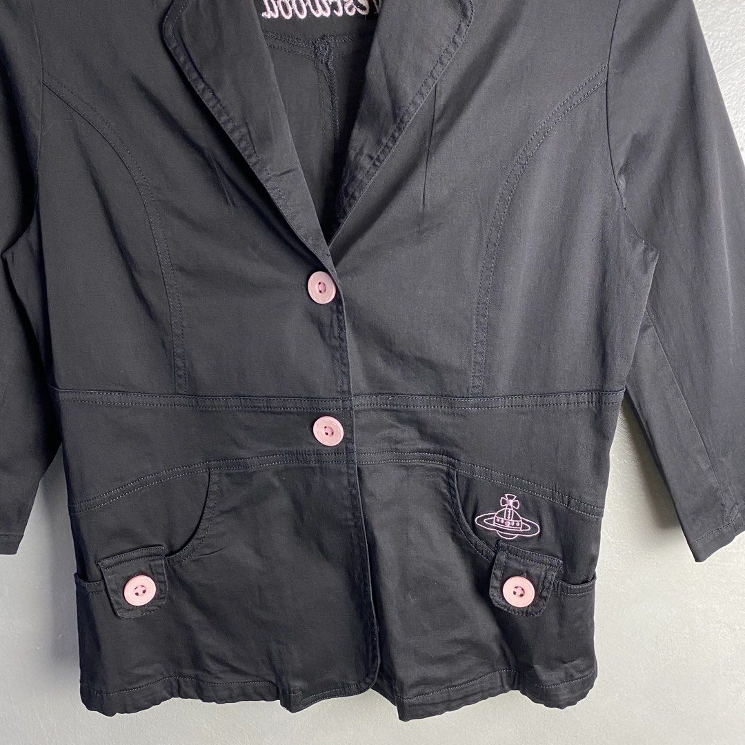 Vivienne Westwood Blazer (Category: Coats, Jackets and Outerwear) located in Quezon City. Submitted by rebirthalley (Listing ID 1463065426, Image 3). Description: Width-17.5 Length-24 Shoulder-15 Sleeve-17 Hem-18 Excellent Condition No flaws.
