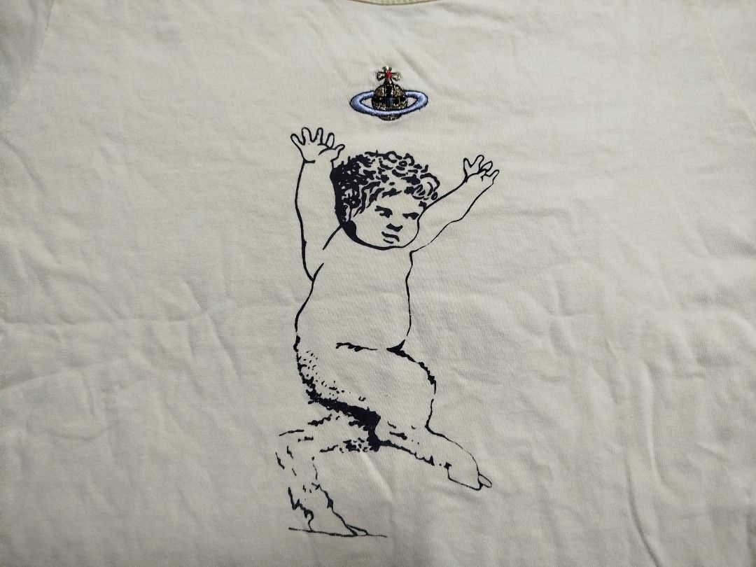 Vivienne Westwood Red Label Tshirt (Category: Shirts) located in San Juan City. Submitted by reddvelasquez4298 (Listing ID 1462942110, Image 3). Description: Vivienne Westwood Red Label Tshirt 17.5 Width 20 Length Very good condition Issue small pinholes both armpit, check photos. 😊 4000 pesos PM.