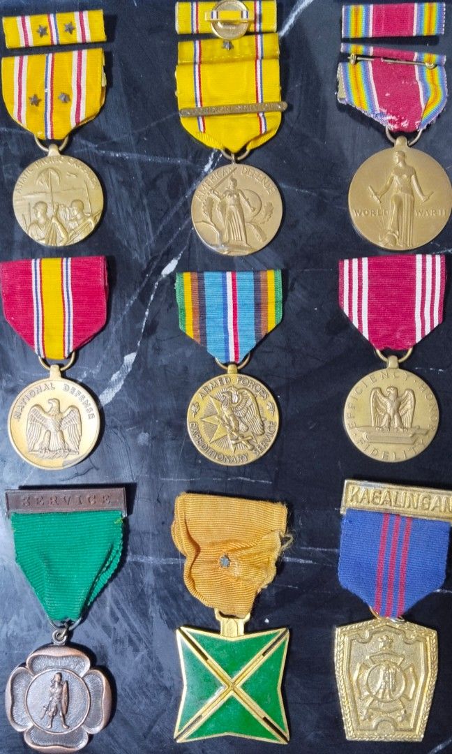 War Medals (Category: Vintage Collectibles) located in Manila. Submitted by bjie2700446238 (Listing ID 1463102795, Image 3). Description: Take all.