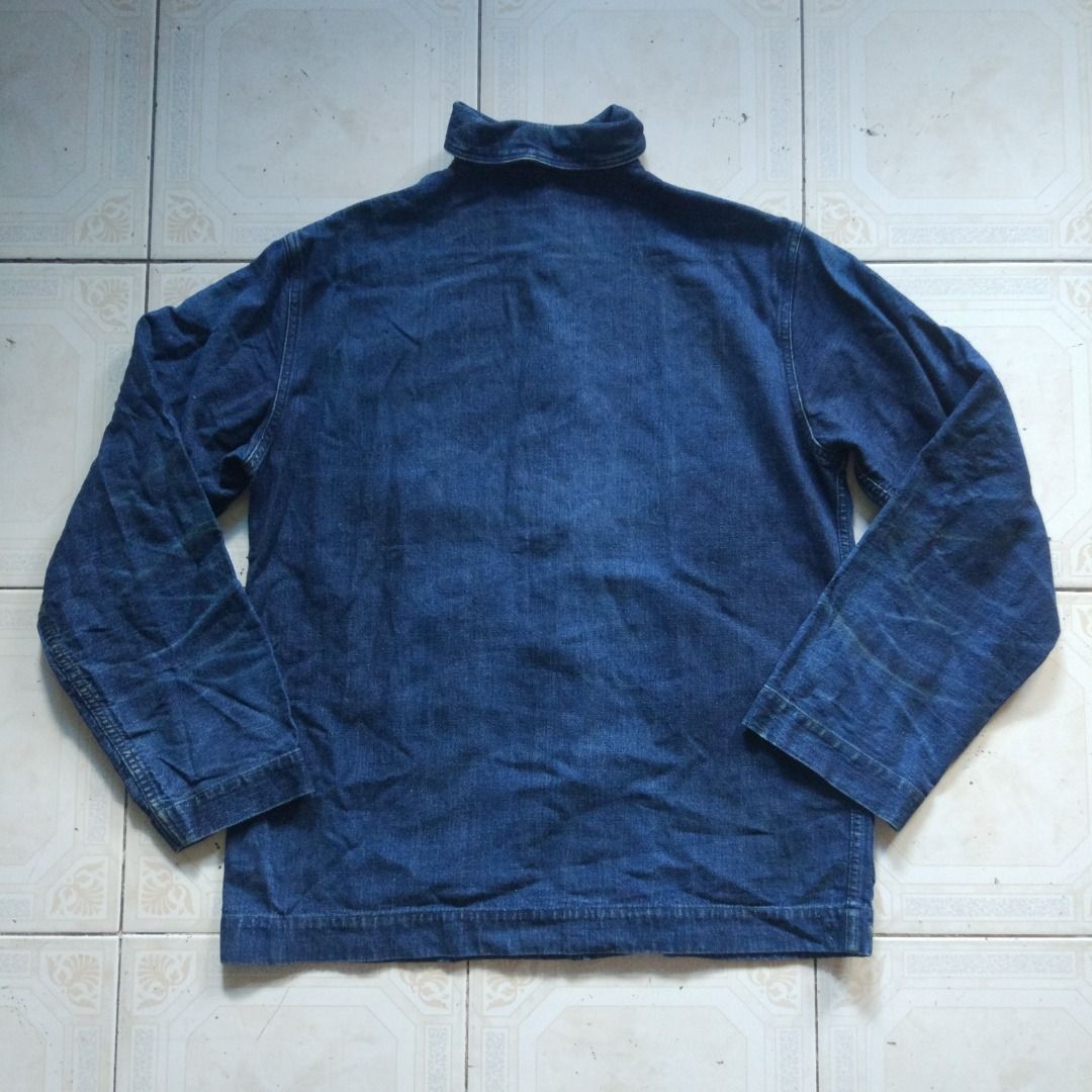Warehouse Selvedge Navy Shawl Collar Jacket 40 (Category: Coats, Jackets and Outerwear) located in Pasay City. Submitted by denimdude.ph (Listing ID 1462910872, Image 2). Description: made in Japan.