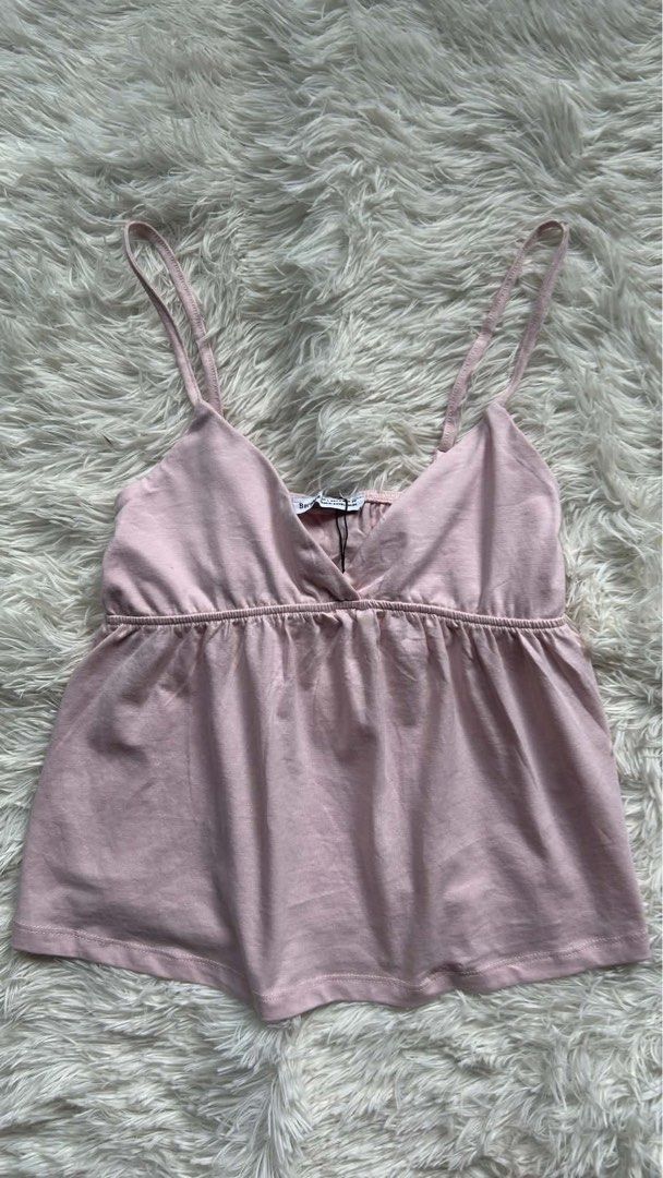 Whenworn Bershka Peplum (Category: Sleeveless) located in San Miguel. Submitted by hermosaaaa (Listing ID 1462926159, Image 1). Description: AVAILABLE COLORS AND SIZES: • pink: medium, large • white: xl (wrong tag, fit small-medium lang po) • navy blue: small, medium • teal: xl — you can get your actual size or size down po ng 1. ◡̈.
