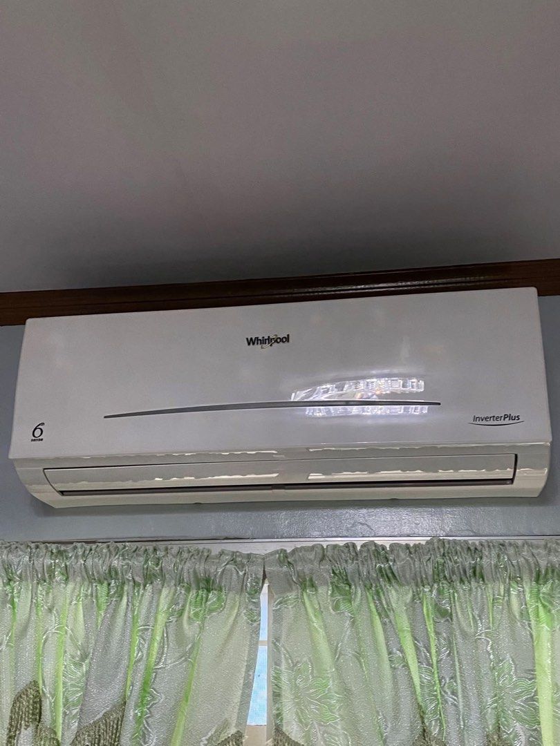 Whirlpool and InverterPlus Air Conditioner (Category: Air Conditioning and Heating) located in Manila. Submitted by fiercedog-92315c (Listing ID 1463099618, Image 1). Description: FOR SALE ‼️ Whirlpool Split type AC 1.5 InveterPlus COMPLETE UNIT ALAGA SA CLEANING MAINTENANCE SUMMER LANG GINAGAMIT NO HISTORY OF REPAIR Loc: QC Rfs: bumili ng bago PRICE: 18,000 ‼️.