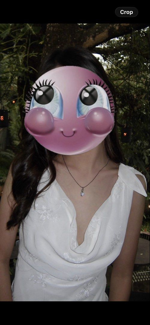 White Dress (Category: Dresses) located in Tarlac. Submitted by blairwaldorf___ (Listing ID 1462927083, Image 3). Description: used once on my birthday! for bday photoshoot, dinner, and afternoon activities size: s-m.