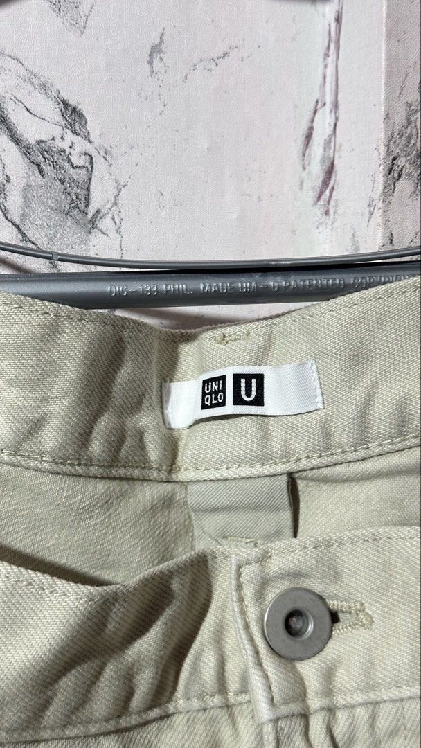 Wide Tapered Jeans (Category: Jeans) located in Manila. Submitted by kirayychii (Listing ID 1463110400, Image 2). Description: - Size 30 - Take all for ₱880 (bought for ₱890 each) - Used twice for both - Discoloration is the design of the denim - Negotiable for sure buyer.