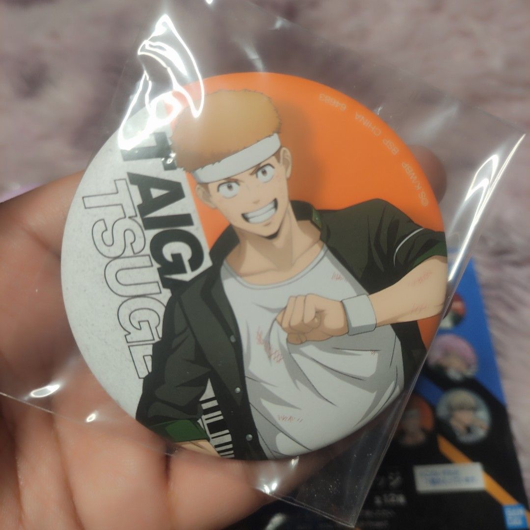 Windbreaker can badge Taiga and Mitsuki (Category: Other Stationery & Craft) located in Quezon City. Submitted by findyourtreasure10 (Listing ID 1463113231, Image 3). Description: 📌 **Please read before Purchasing** - good condition - taiga and mitsuki - 120 set Kindly manage your expectations. What you see is exactly what you get 📦 All items are on hand and ready to ship 💎 Photos posted are the actual items. More pictures available upon reque