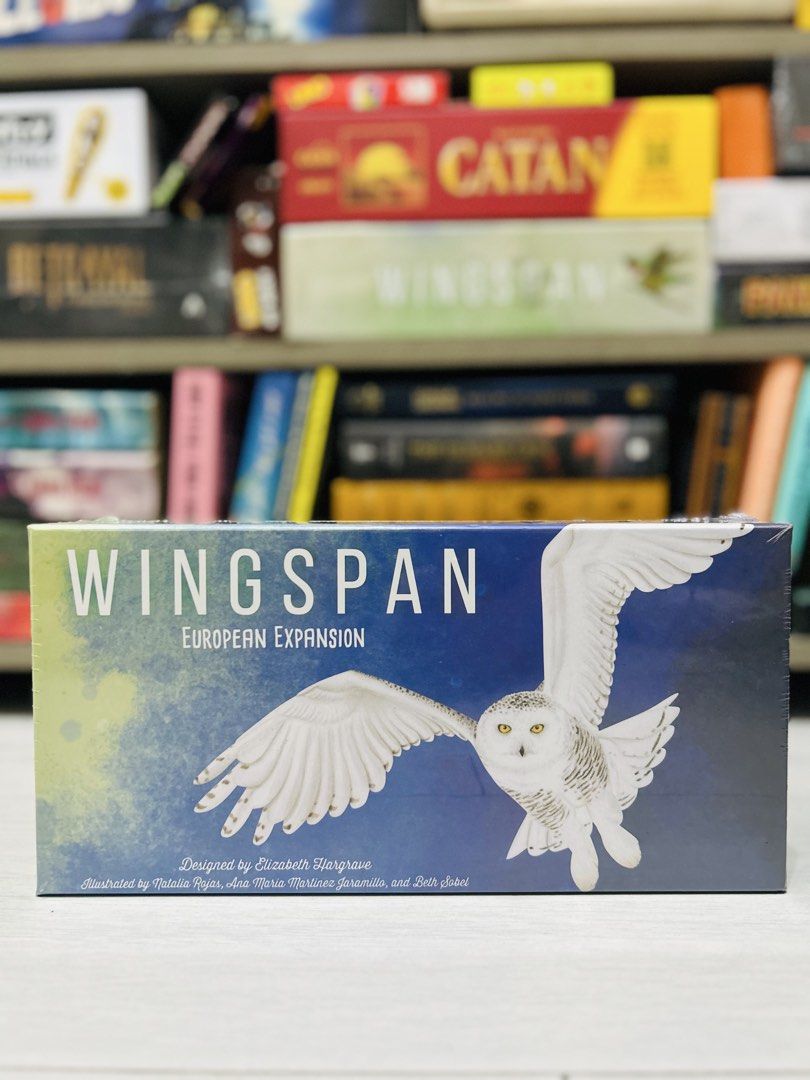 WINGSPAN BOARD GAME - SET (Category: Board Games & Puzzles) located in Quezon City. Submitted by playboxph (Listing ID 1462909816, Image 2). Description: Base game - 1,750 European Ex. - 550 Oceania Ex. - 800 Asia Ex. - 1000 Set: 3,800.