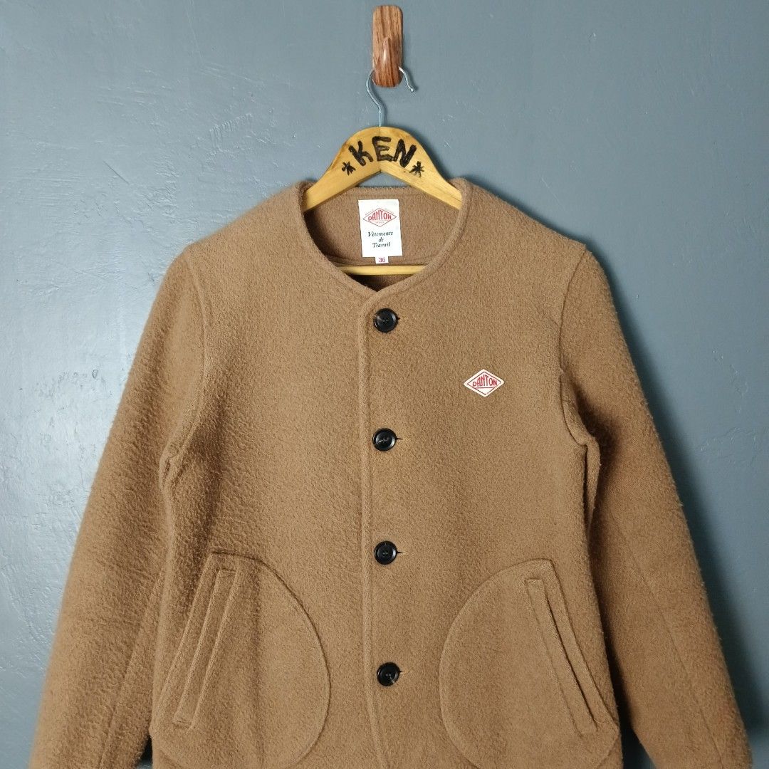 Women's - Danton (Category: Coats, Jackets and Outerwear) located in Bacolod City. Submitted by drop.ph (Listing ID 1462985259, Image 1). Description: Danton - Collarless Wool Jacket Authentic *Size S fits M - 19.5x24 *Very Good *Lints *Price: 2,000php *Add SF if outside Bacolod City .