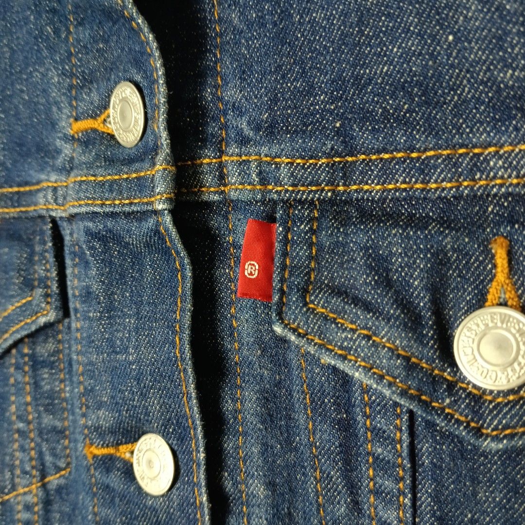 Women's - Levi's (Category: Coats, Jackets and Outerwear) located in Bacolod City. Submitted by drop.ph (Listing ID 1463030204, Image 3). Description: Levi's - Trucker Denim Authentic *Size XS - 16.5x20.5 *Excellent *No Flaws *Price: 1,200php *Add SF if outside Bacolod City.