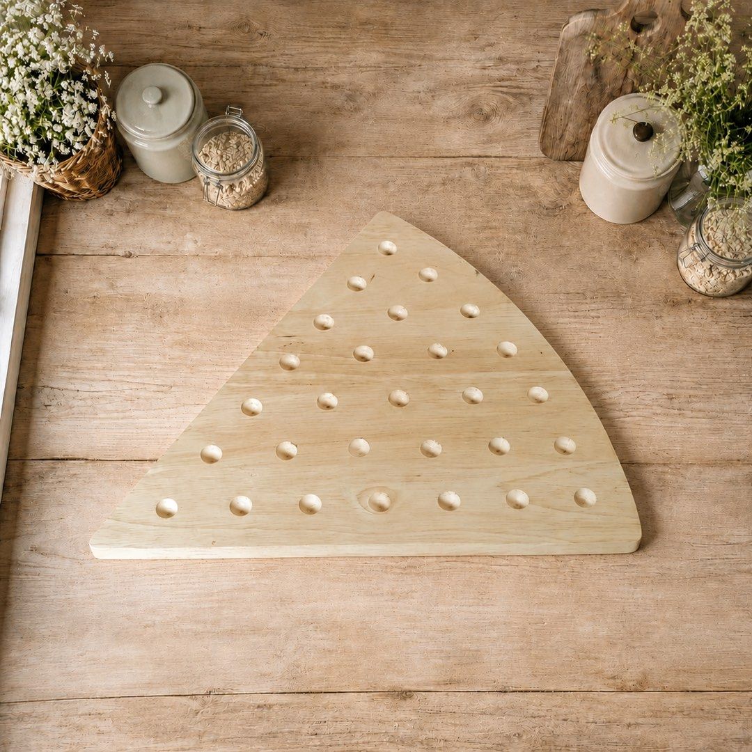 Wooden Cheese Cutting Board (Category: Other Kitchenware & Tableware) located in Quezon City. Submitted by handpickedecors (Listing ID 1462950019, Image 2). Description: Wooden Cheese Cutting Board 180.00 Size: 12.5”H x 12”L.