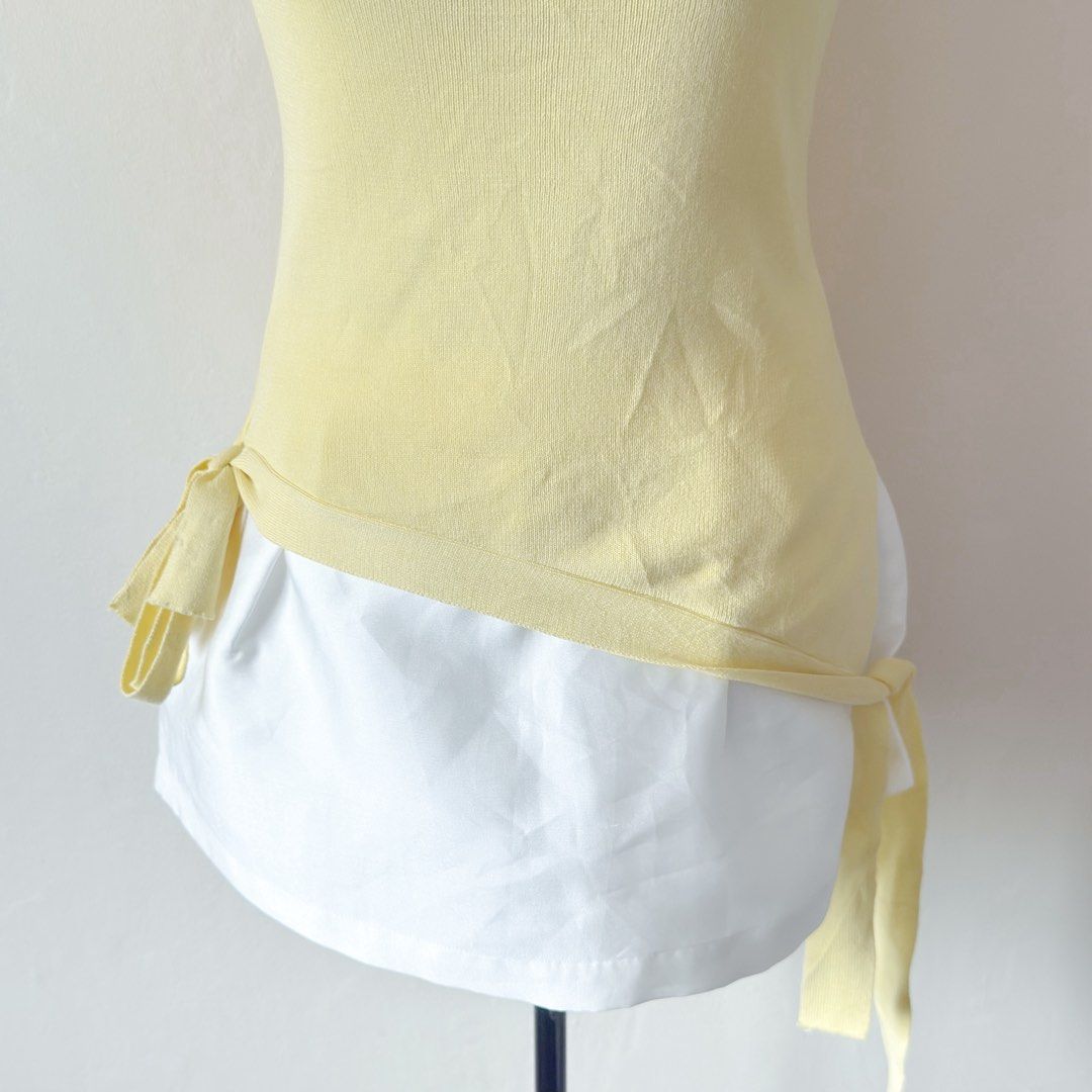 Yellow Asymmetrical Hem Knit Top (Category: Others Tops) located in Antipolo. Submitted by rosywardrobe (Listing ID 1463072139, Image 3). Description: 🎀 MAKE READING A HABIT 🎀 • No order form, no reservation! • Strictly 1 day reservation • Payment first before order processing • No return, No exchange • Don’t make an offer if you’re not 100% sure • No shipping every weekends — PAYMENT CHANNELS — • GCash • Gotyme • Maya • BDO • BPI • Unionbank —
