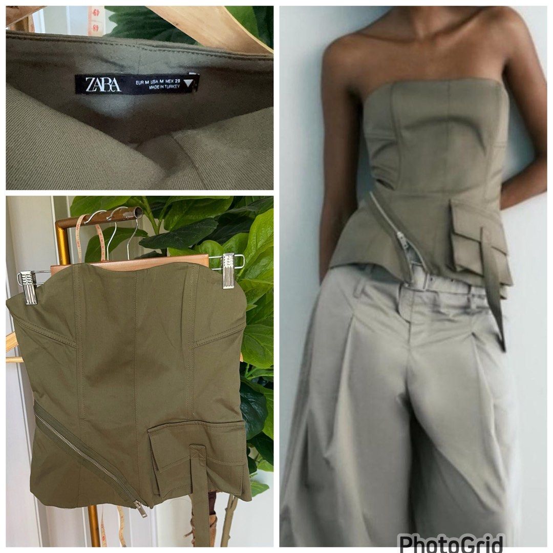 Zara Cargo Tube Top (Category: Others Tops) located in Cabanatuan. Submitted by boutiquelouise (Listing ID 1462909642, Image 1). Description: L-15 inches .