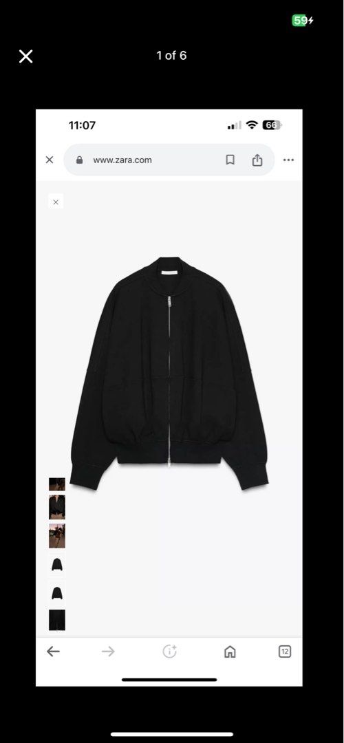 Zara Choco Brown interlock Oversized Bomber Jacket (Category: Coats, Jackets and Outerwear) located in Manila. Submitted by art8411_ (Listing ID 1462961468, Image 3). Description: Medium size Choco brown Puffer style.