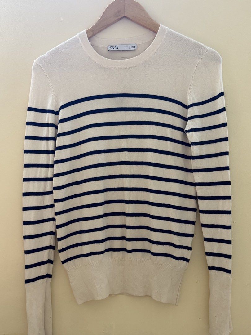 ZARA KNIT STRIPES PULLOVER (Category: Longsleeves) located in Lucena. Submitted by alvic27 (Listing ID 1463027015, Image 1). Description: .