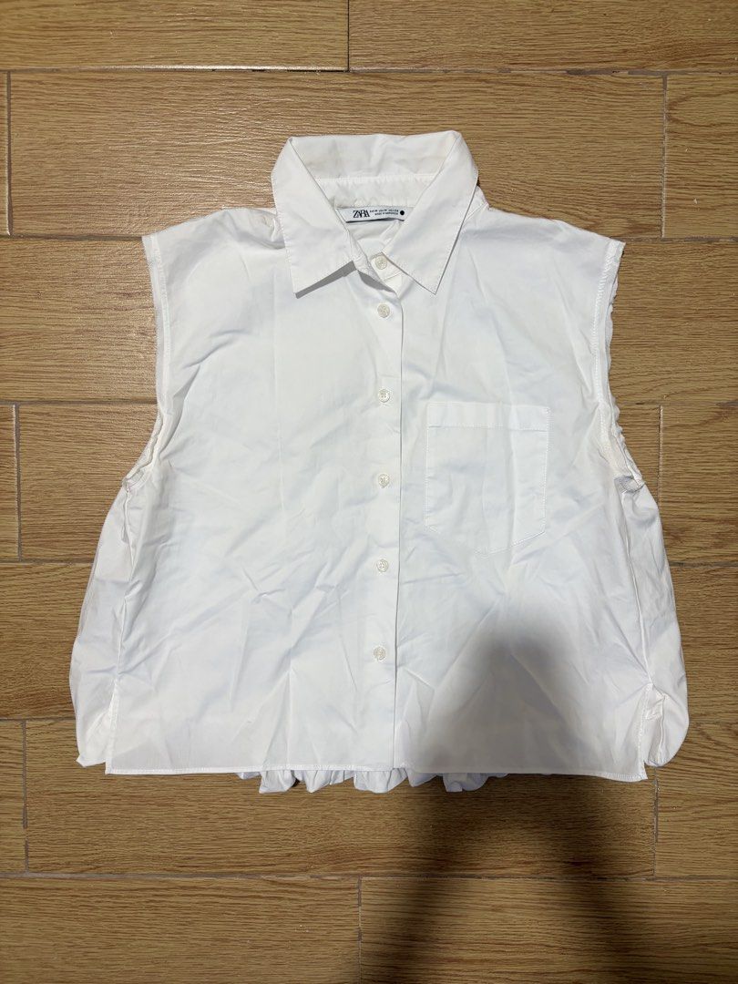 Zara sleeveless top (Category: Blouses) located in Manila. Submitted by recreator (Listing ID 1463039330, Image 1). Description: .