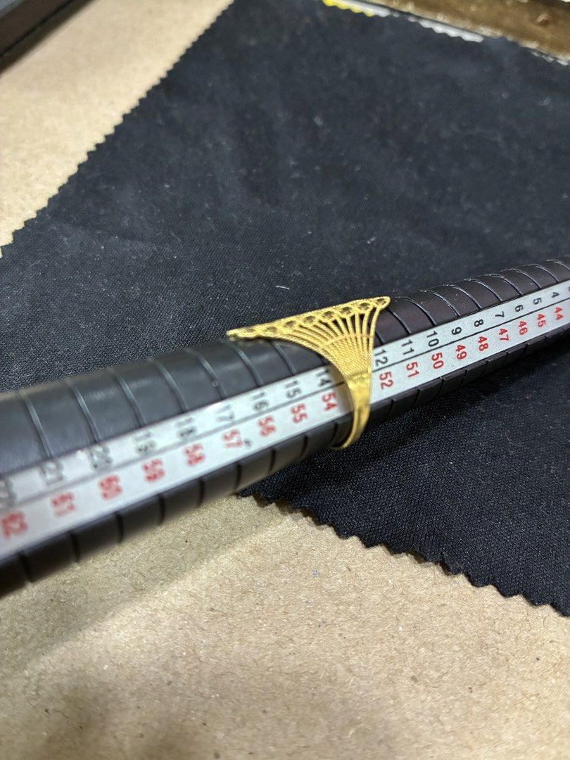 18k Gold 1.3grams size6.5 (Category: Rings) located in Manila. Submitted by jeferrer (Listing ID 1463165630, Image 3). Description: For Sale Actual Pictures posted 100% Original Legit 18k Gold Size 6.5 1.3grams 1.3gx6900=8,970.