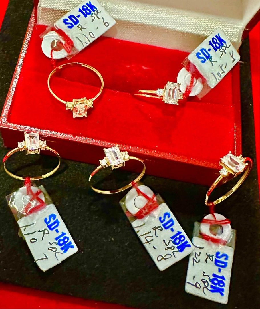 18k Saudi gold engagement ring (Category: Rings) located in Manila. Submitted by bhelgoldseller2ndaccount (Listing ID 1463261529, Image 3). Description: New!!✨New!!✨New!! Authentic 18k Saudi Golds 💯pawnable/naisasanla 💯with high appraisal rate 💯good investment 💯Direct supplier price 👉OPEN for resellers 🌺please take time to evaluate their actual sizes and grams 👉Best panggift for all occasions ✅ Sold per grams not per piece Kya lowest price