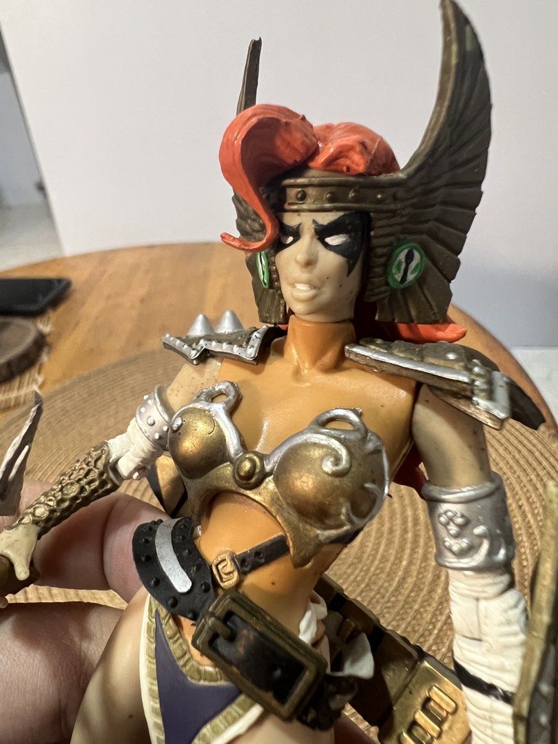 1997 Spawn Series 2 Angela Action Figure (Category: Figurines & Statues) located in Bocaue. Submitted by kwon_017 (Listing ID 1463126783, Image 3). Description: - very good condition - needs cleaning - missing 1 of her 3 weapons.