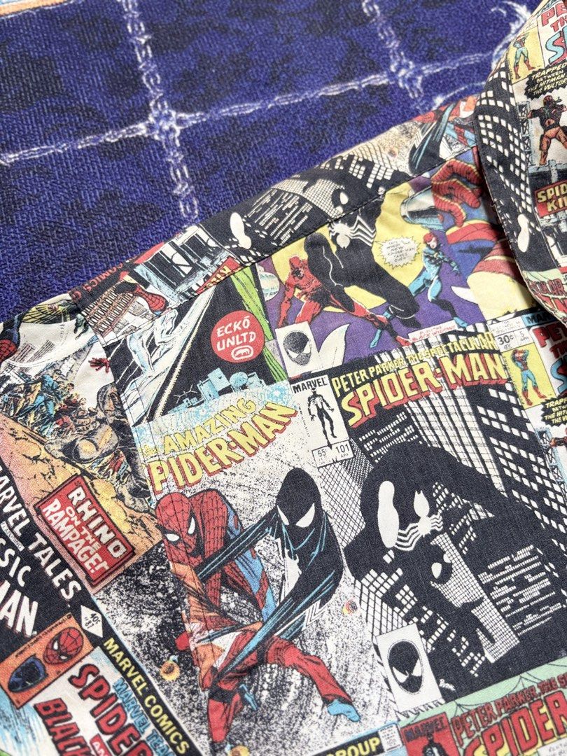 2002 Ecko x Spiderman Vintage AOP Buttondown (Category: Tshirts & Polo Shirts ) located in Valenzuela. Submitted by telagram (Listing ID 1463167482, Image 2). Description: .