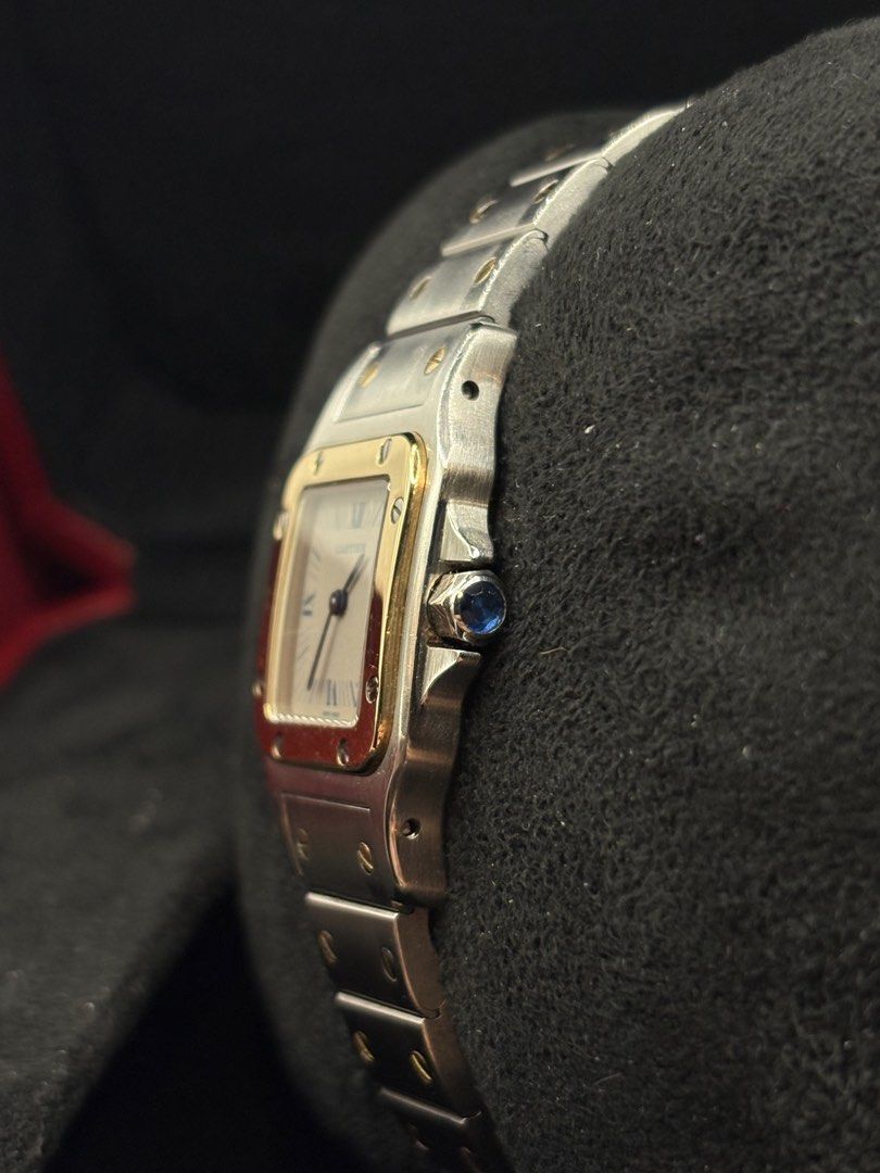 2003 Cartier Galbee Small (Category: Women's Watches) located in Pasig City. Submitted by nicoestradaa (Listing ID 1463203616, Image 3). Description: Cartier Galbee Small 18k Yellow gold Two Tone bracelet and bezel 2003 year model 9/10 condition Box, manuals, certificate and authentication papers Open for authentication 230k.
