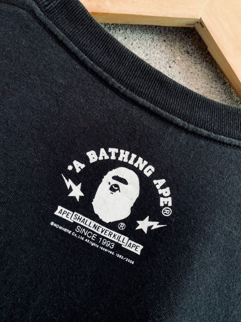 2008 Bape Panda Shirt (Category: Tshirts & Polo Shirts ) located in Tacurong. Submitted by mwloots04 (Listing ID 1463206051, Image 2). Description: Excellent condition Issue: very minor hairlines not visible Single stitch all over 9/10 Colorrate Dimes: 21x30.