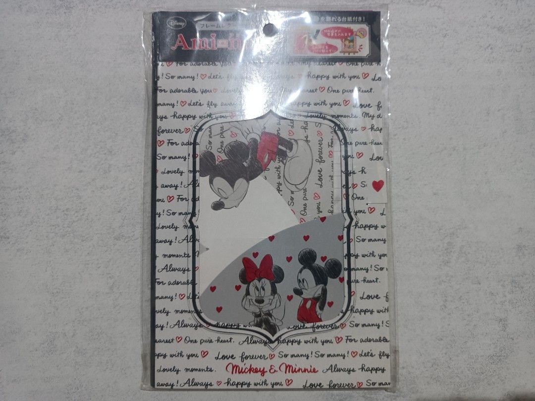 2009 Disney Mickey & Minnie Mouse frame Stationary set (Category: Character Goods) located in Davao. Submitted by zeek_key_collectibles (Listing ID 1463259958, Image 1). Description: Vintage Collection.