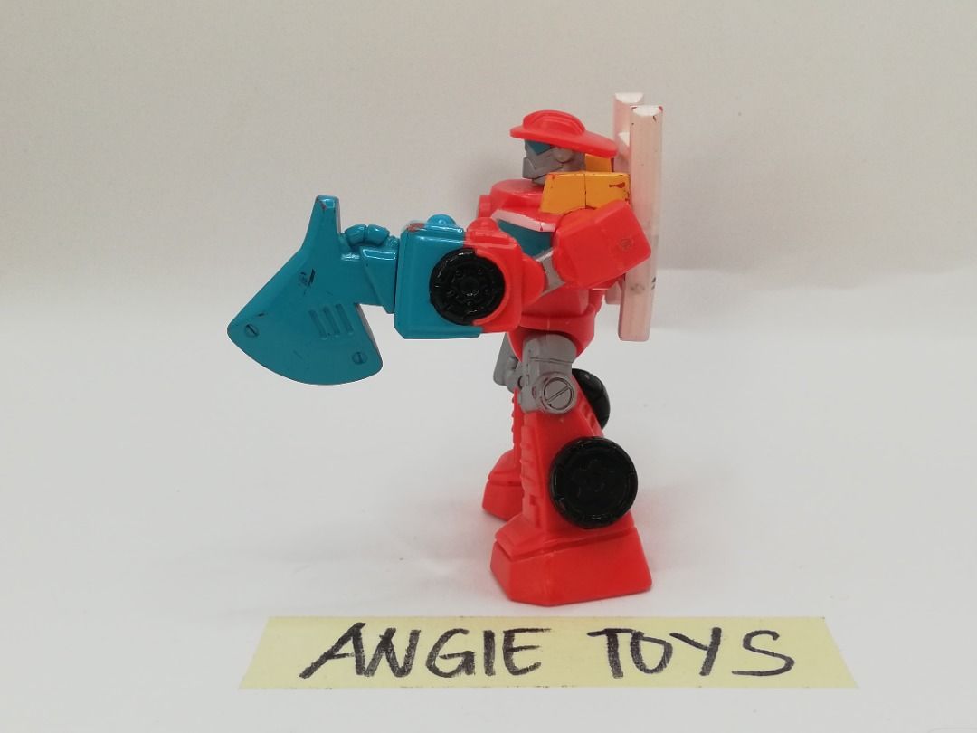 2014 Hasbro Playskool Transformers Rescue Bots Heatwave the Fire-Bot (Category: Action & Battle Toys) located in Davao. Submitted by angiesvintagetoyshoppe (Listing ID 1463282479, Image 3). Description: Selling this authentic 2014 Hasbro Playskool Heroes Transformers Rescue Bots Heatwave the Fire-Bot action figure. Chunky, durable design that is perfect for toddlers, preschool play, or collectors completing their classic Rescue Bots rosters! Cond