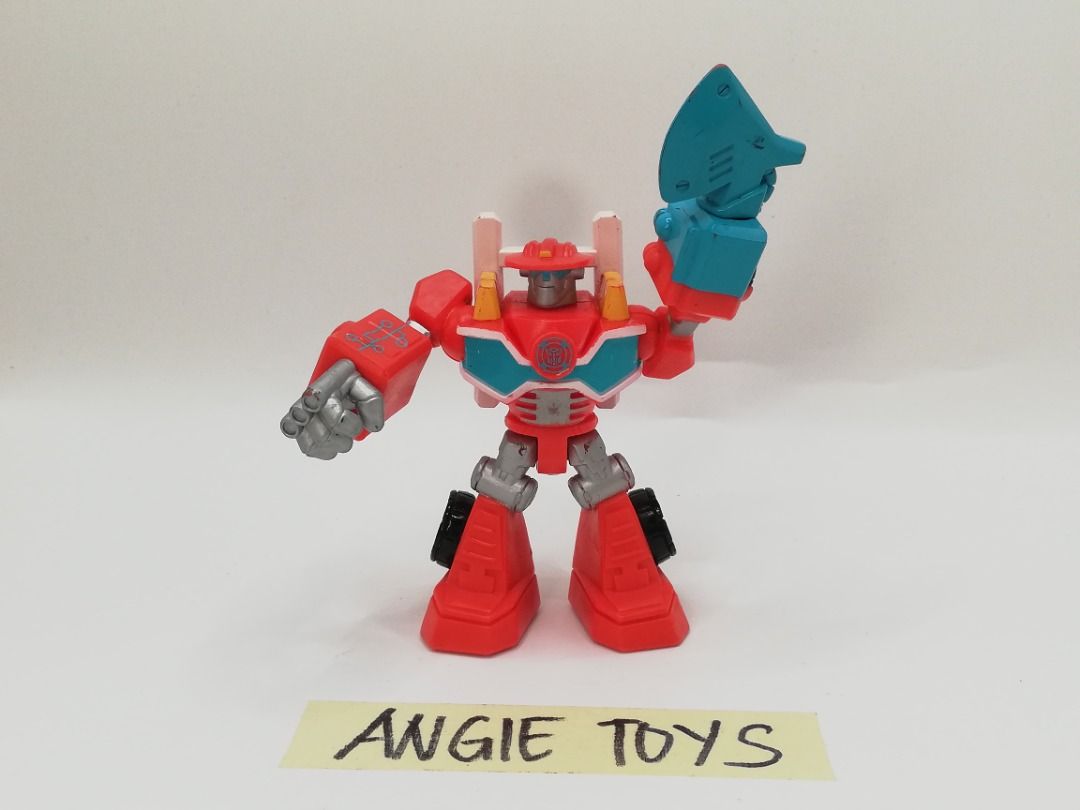 2014 Hasbro Playskool Transformers Rescue Bots Heatwave the Fire-Bot (Category: Action & Battle Toys) located in Davao. Submitted by angiesvintagetoyshoppe (Listing ID 1463282479, Image 1). Description: Selling this authentic 2014 Hasbro Playskool Heroes Transformers Rescue Bots Heatwave the Fire-Bot action figure. Chunky, durable design that is perfect for toddlers, preschool play, or collectors completing their classic Rescue Bots rosters! Cond