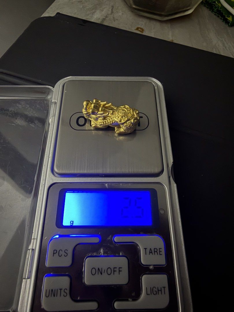 24k piyao (Category: Jewelry) located in Manila. Submitted by kateee. (Listing ID 1463155515, Image 2). Description: 9200/g ✅ Guaranteed Pawnable 24k piyao good as new 📍Tondo loc.