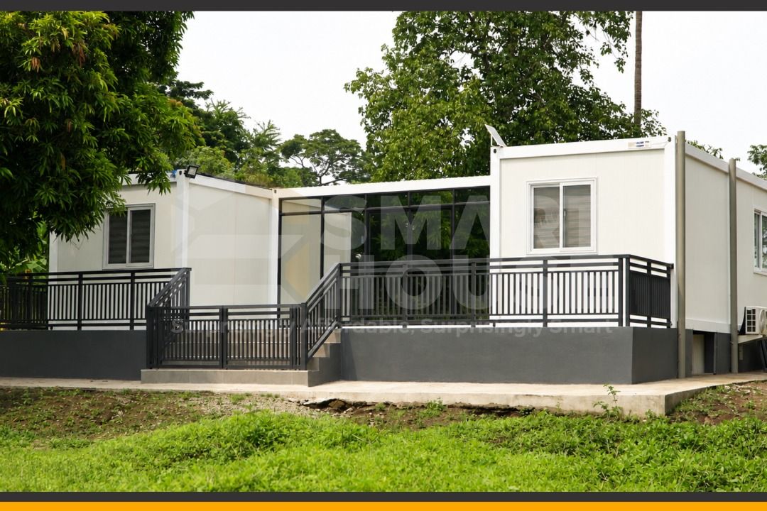 5 CUSTOMIZED PREFAB CONTAINER UNITS - RESIDENTIAL PROJECT (Category: Construction & Building Materials) located in Quezon City. Submitted by Smarthouseph (Listing ID 1463201819, Image 3). Description: FROM PREFAB TO PERFECTION — YOUR DREAM HOME, MADE REAL. 💛 What if your dream home didn’t have to take years to build? This stunning 5-UNIT SMARTHOUSE Prefab Project is proof that you can have modern style, comfortable living, and quality constructi