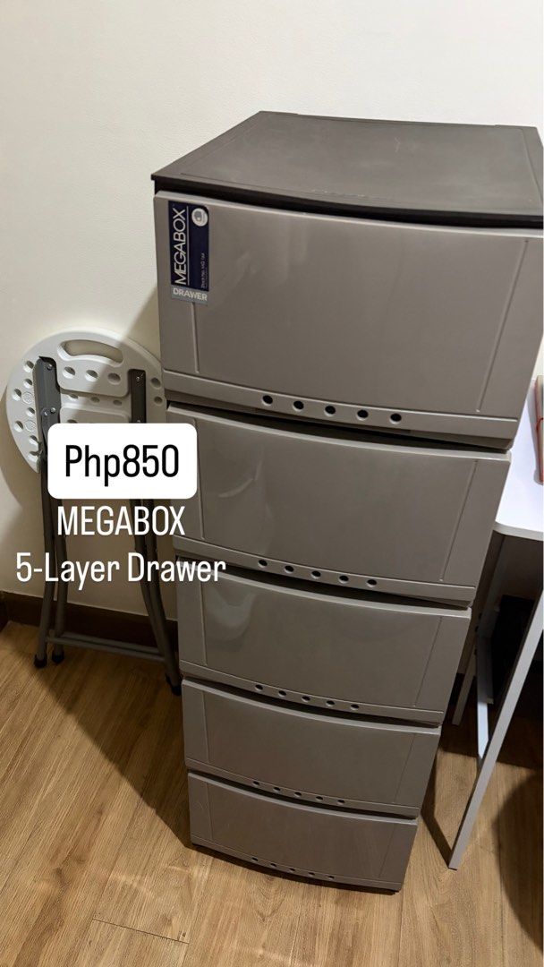 5-Layer Drawer for sale (Category: Storage Boxes & Baskets) located in Manila. Submitted by _pinkbunny (Listing ID 1463160966, Image 1). Description: Good as new. Location: Pasay City near World Trade Center.