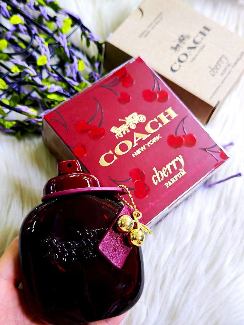 💯 Legit New Coach Cherry 90ml PARFUM (Category: Fragrance & Deodorants) located in Manila. Submitted by Perfume_finds (Listing ID 1463270315, Image 1). Description: BNIB-4400 Demo-3900.