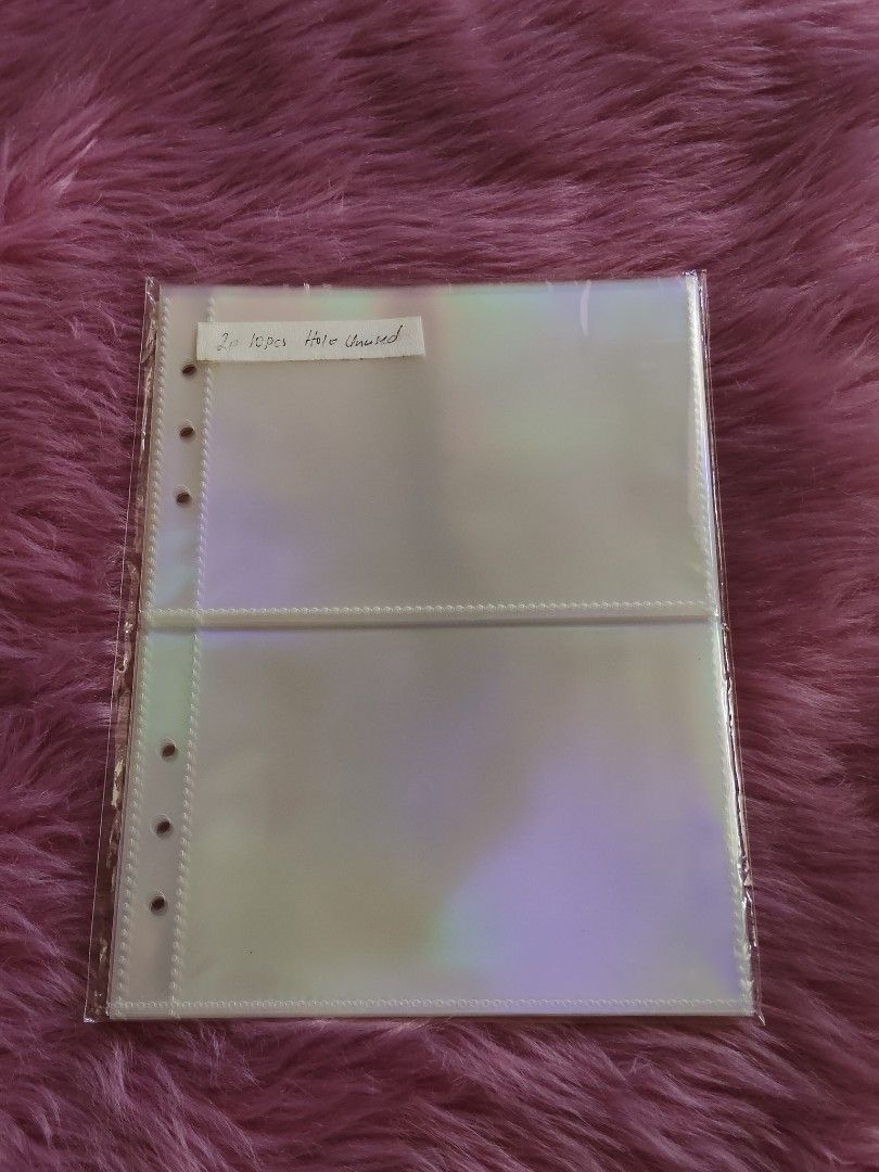 A5 Binder 2p Sleeves Holo Laser Unused (Category: Other Stationery & Craft) located in Santa Rosa. Submitted by nyliecarts (Listing ID 1463158690, Image 1). Description: ‼️READ PRODUCT DESCRIPTION FIRST‼️ WTS LFB PH Onhand A5 Binder 2p Sleeves Holo Laser Unused ₱100 + LSF Mode of payment: Gcash/bank transfer Mode of delivery: JNT or SDD (no meetups) Location: Sta Rosa City Laguna See my profile for successful transactions pls Message me 🧡.