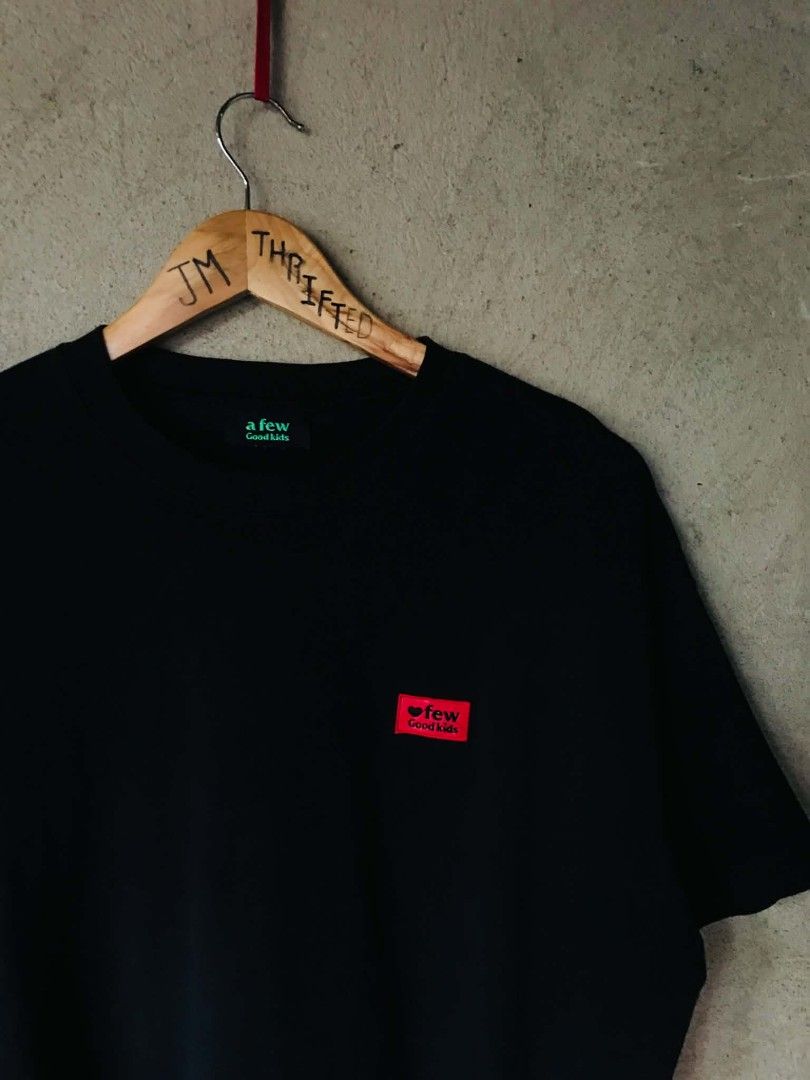 A few god kids (Category: Tshirts & Polo Shirts ) located in Dumaguete. Submitted by johnmarkthrift (Listing ID 1463168581, Image 2). Description: ♻️ A few god kids 🖤 Dimensions on tags ( small to medium ) boxy type 📌 Length 26.5 Width 21 Color rate 9.6/10 or better need Excellent condition Issue ❌ Color may very due to lighting 💥 Unlimited vouch/vc for safe transaction 3H + SF Dumaguete city negros Oriental JNT carrier 🚛.