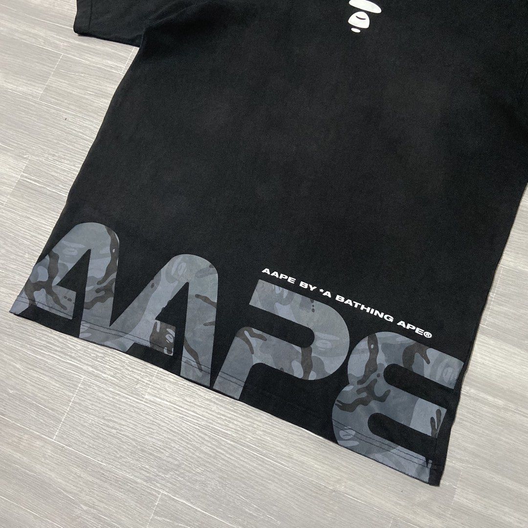 Aape (Category: Tshirts & Polo Shirts ) located in Batangas. Submitted by hanz.dodge (Listing ID 1463263974, Image 3). Description: AAPE 📌24 Width / 30 Length (Large Best fit) 📌9/10 Color Rate 📌No Major Flaws🙅🏻‍♂️ 📌Excellent Condition 🏷️650.