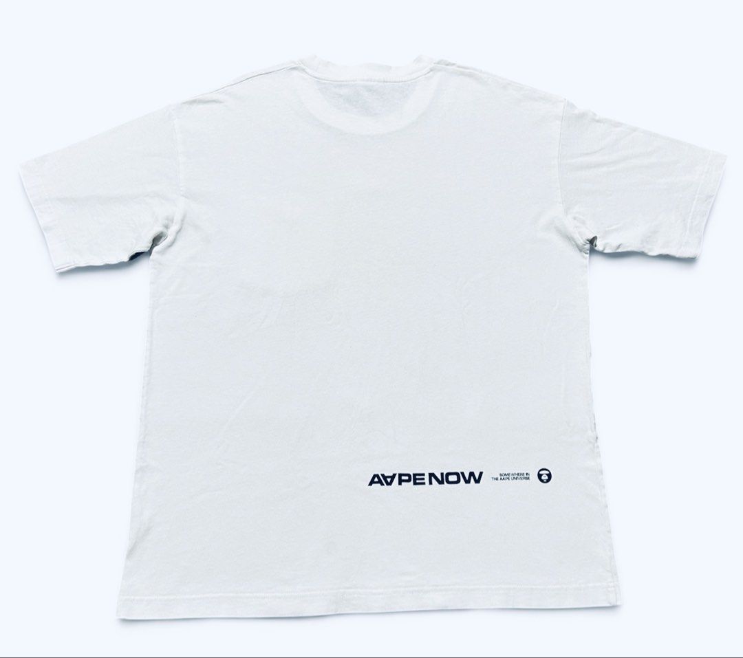 Aape by A Bathing Ape (Category: Tshirts & Polo Shirts ) located in Quezon City. Submitted by _thriftland (Listing ID 1463257502, Image 2). Description: Size Medium on Tag Best fit Large Width 21.5 Length 28 Excellent Condition.