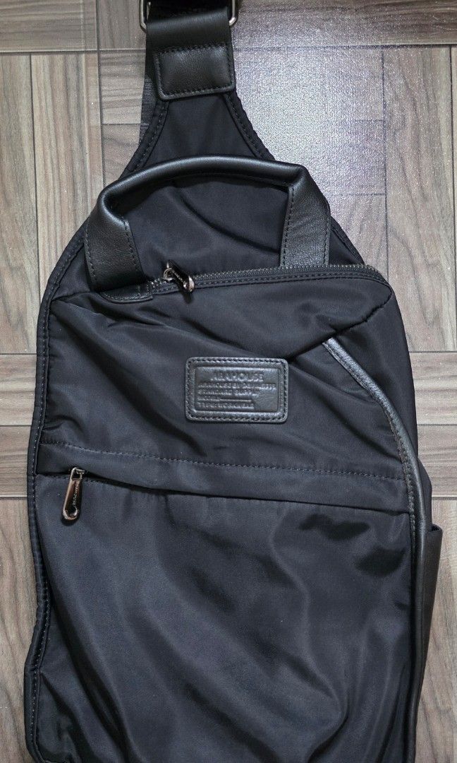 ABAHOUSE One Shoulder Crossbody Bag (Category: Backpacks) located in Quezon City. Submitted by thriftstershop (Listing ID 1463243455, Image 1). Description: Brand: Abahouse Condition: Excellent Meet up: Trinoma or LRT 2 Cubao Shipping Weekdays - LBC Weekends - J&T.
