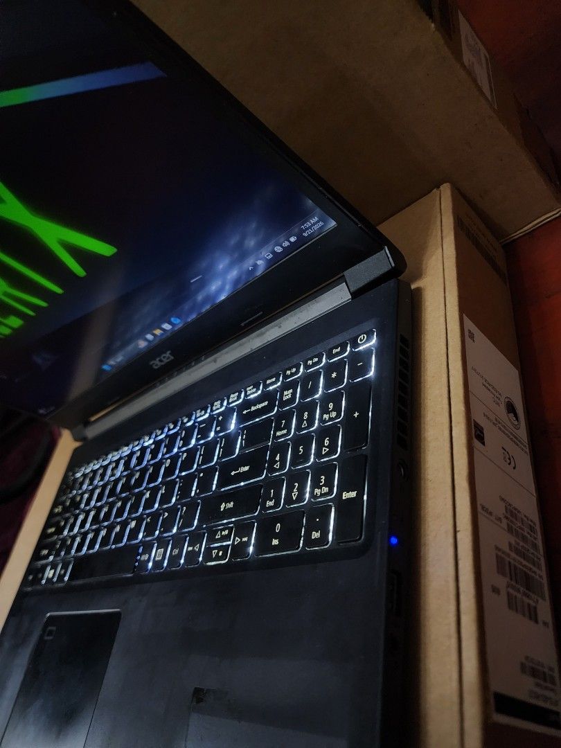 Acer Gaming RTX Laptop Rush Ryzen Windows 11 Pro (Category: Laptops & Notebooks) located in Caloocan City. Submitted by greatgadget2026 (Listing ID 1463279113, Image 3). Description: FOR SALE ACER ASPIRE 7 RTX GAMING LAPTOP RUSH 15.6 INCHES FULL HD 1080P IPS Display *60Hz Screen Refresh Rate* Ryzen 5 5500U (12 CPUs) 8gb DDR4 Ram (Upgradeable 1slot free) GPU 1:Amd radeon(TM)Graphics(500mb) GPU 2:Nvidia RTX 3050 (4 GB) 256GB NVME M.2 SSD(FASTBOOT) 