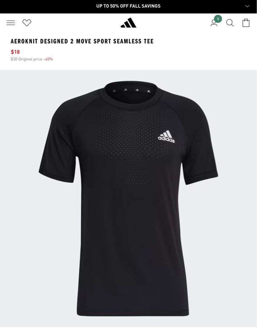 Adidas AEROKNIT DESIGNED 2 MOVE SPORT SEAMLESS TEE (Category: Formal Shirts) located in Davao. Submitted by ljay.thriftedfinds (Listing ID 1463311307, Image 1). Description: .