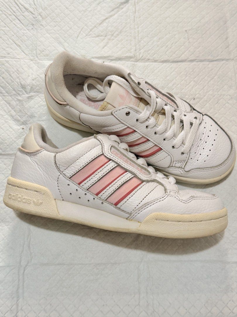 Adidas Continental (Category: Sneakers) located in Marikina City. Submitted by 43sunsets1994 (Listing ID 1463156312, Image 2). Description: Guaranteed original Good condition What you see is what you get No box Size: UK 3 / 22cm / US5W.
