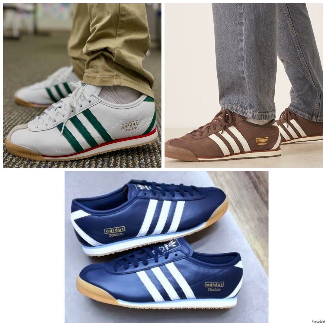 Adidas Italia 70’s (Category: Sneakers) located in Caloocan City. Submitted by clicknshop2nd (Listing ID 1463175869, Image 1). Description: Adidas Italia 70’s SRP 6800 ❌ Sizes: White ~ US 12.5 M (3599) Brown ~ US 8 - 11 M (3599) Navy ~ US 7.5 - 11 M (4999) Guaranteed 💯% Authentic/Original Onhand Ready To Ship Moneyback Guarantee If Proven Fake Ship Via JRS/J&T/Lalamove DM Us For Inquiries ❌ No Reservation | No Swap ❌ NO COD | NO COP ❌ No Return 