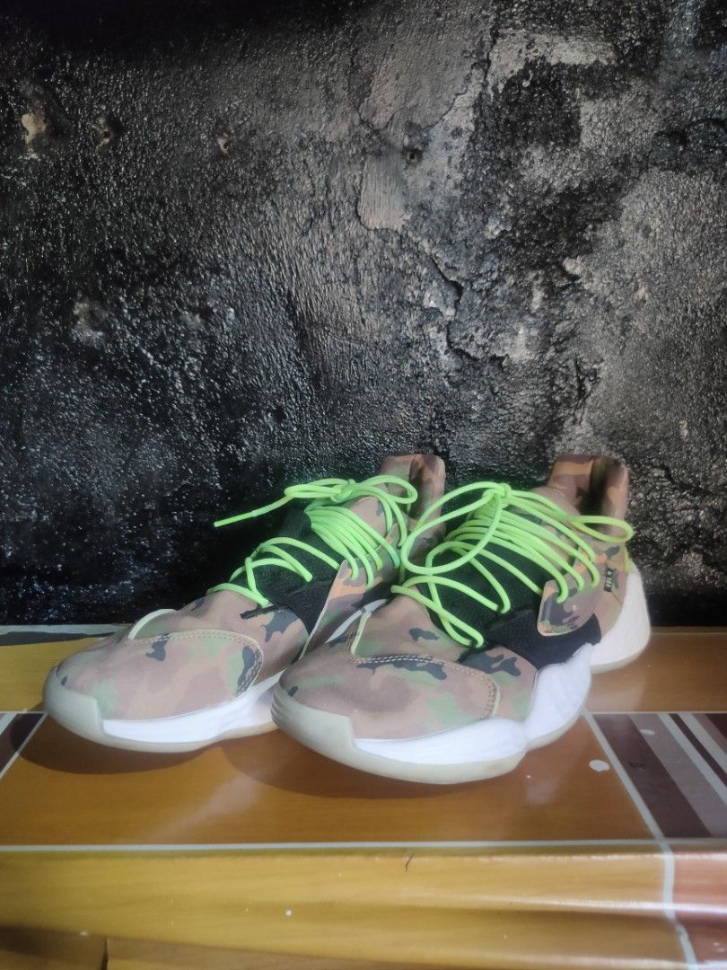 Adidas james harden shoes (Category: Sneakers) located in Daet. Submitted by thriftnidiegz (Listing ID 1463125311, Image 1). Description: excellent condition no heel drag no to drag size 8 us mens.